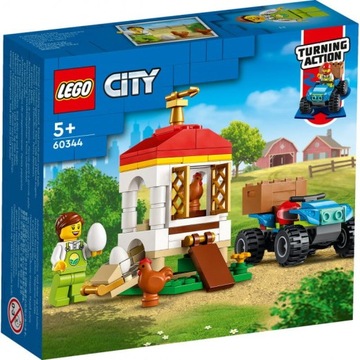 LEGO CITY 60344 KURNIK Z KURCZAKAMI 101 EL