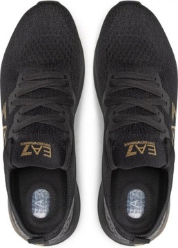 EMPORIO ARMANI EA7 sneakersy buty męskie NOWOŚĆ BLACK GOLD roz. 41.1/3