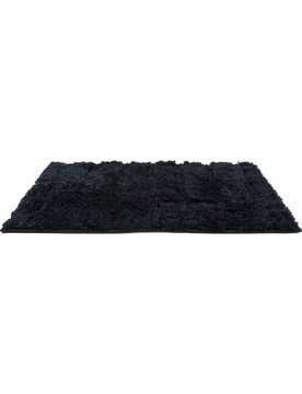 Коврик для ванной комнаты Генри 50x80 см Черный SHAGGY ANTI-SLIP SOFT