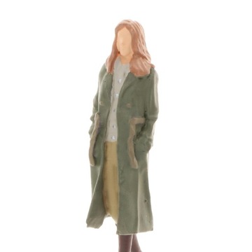 1:64 Рисунок Женщина Леди Сцена Поезд DIY Модель Наборы Здание S Масштаб Диорама