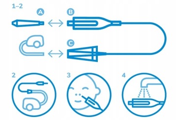 СТАНДАРТНЫЙ НОСОВОЙ АСПИРАТОР KATAREK ДЛЯ ПЫЛЕСОСА