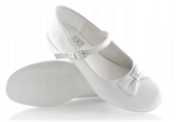 БЕЛЫЕ БАЛЕТНЫЕ ТУФЛИ ТУФЛИ ДЛЯ ДЕВОЧКИ 37
