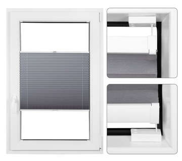 Складки по размеру Рулонные шторы плиссе Pleat 120x150