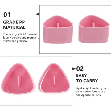 Trójkątna foremka do kulek ryżowych Czekoladowa Musubi Press