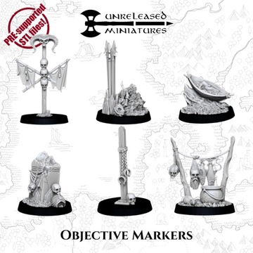 Objective Markers x6 - 3dmonkey