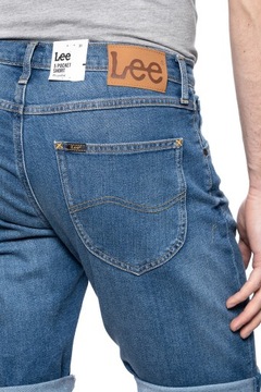 LEE 5 POCKET SHORT MĘSKIE SPODNIE JEANSOWE KRÓTKIE JEANS W32