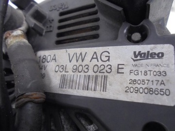 ALTERNÁTOR 03L903023E VW PASSAT B6 2.0 TDI