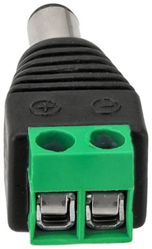 Набор разъемов постоянного тока, штекер постоянного тока 2,1 x 5,5 мм ДЛЯ светодиодов