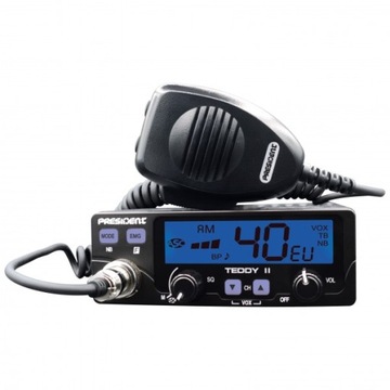 CB RADIO PRESIDENT TEDDY II ASC 7 цветов AM/FM
