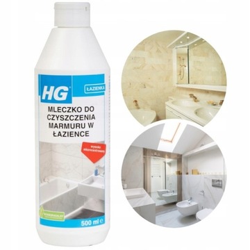HG MLECZKO DO CZYSZCZENIA MARMURU W ŁAZIENCE 500ML