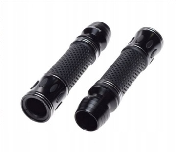 MANETKI LEOSHI CZARNE KOMPLET LEWA PRAWA 22MM
