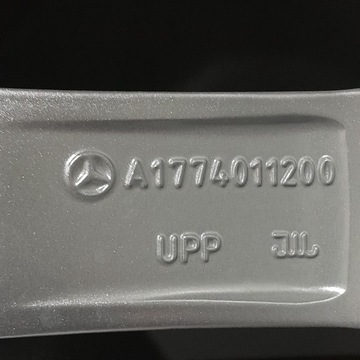 4× DISK HLINÍK MERCEDES-BENZ OE A1774011200 6.5" X 17" 5X112 ET 44