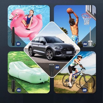 ЭЛЕКТРИЧЕСКИЙ НАСОС АВТОКОМПРЕССОР АККУМУЛЯТОР СВЕТОДИОДНЫЙ ЖК-дисплей