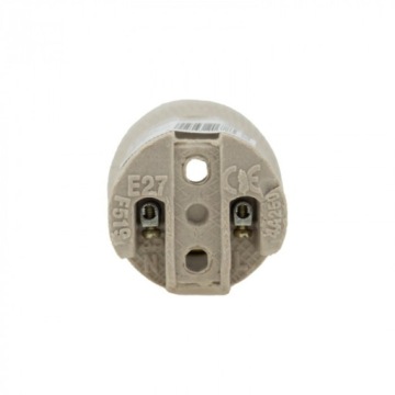 Керамический патрон для лампы Е27 без ДЕРЖАТЕЛЯ пластины
