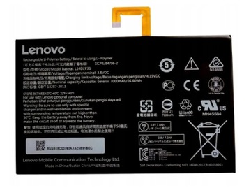 ORYGINALNA NOWA BATERIA LENOVO L14D2P31 TAB 2 A10-70L A10-70F F-V *537