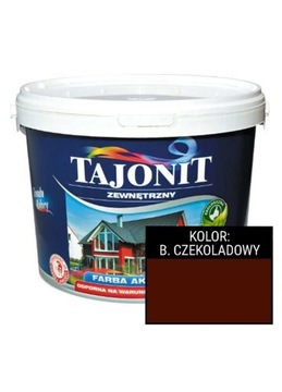 TAJONIT Zewnętrzny-akrylowa farba BRĄZ CZEK. | 5l