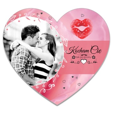 ФОТОМАГНИТ фото на холодильник ПОДАРОК ​​ко Дню Влюбленных