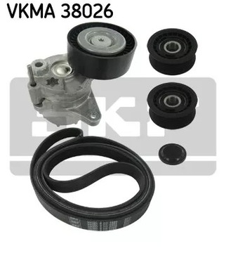 Комплект поликлинового ремня SKF VKMA 380
