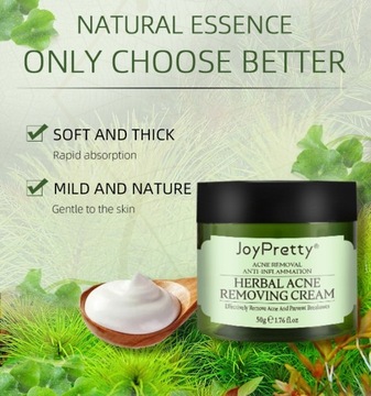 JoyPretty Крем для лица от прыщей на травах и шрамов от прыщей