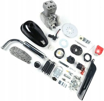 Комплект бензинового двигателя для велосипеда объемом 100 куб.см, 36 зубьев.