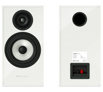 Pylon Audio Pearl Monitor (biały). Kolumny podstawkowe - 2szt