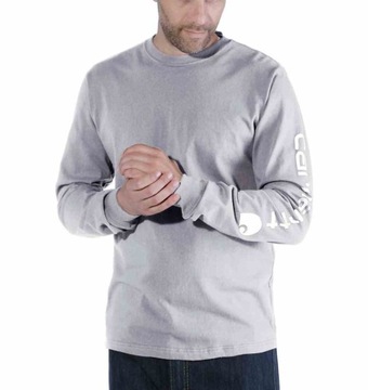 Koszulka Carhartt Logo Long Sleeve Grey