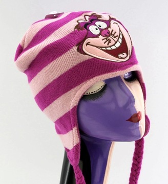 Зимняя шапка молодежная Перуанская DISNEY Alicja Cheshire Cat 53-58см
