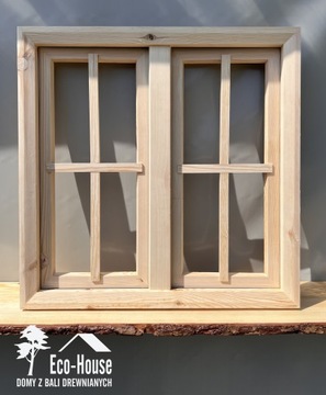 ДЕРЕВЯННЫЙ ОКОННЫЙ ПРОЕМ 80х90см