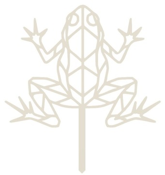 PODPÓRKA KWIATÓW ROŚLIN DRABINKA PERGOLA ŻABA