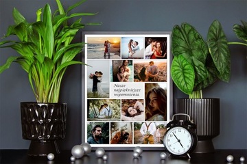 коллаж из ваших фотографий в рамке, фоторамка для пары