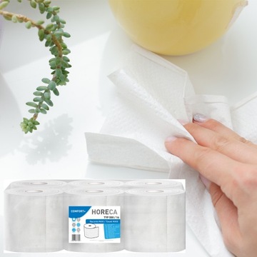 Бумажные полотенца MAXI 100% целлюлоза, 6 шт, белые