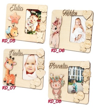 3D-рамка с детским отпечатком, подарок на день рождения, 10x15