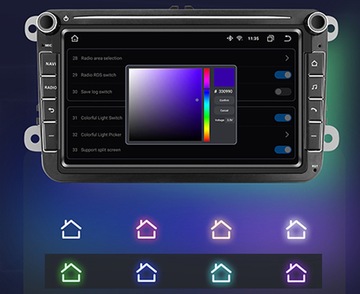 РАДИО Android GPS VW Transporter T5 DSP BT 8/128 ГБ