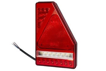 Lampa zespolona LED tylna z trójkątem odblaskowym