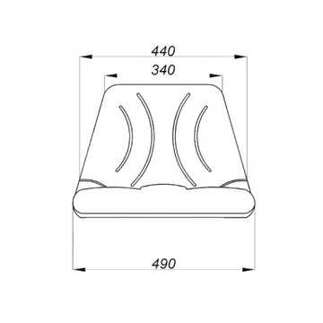 Сиденье Ursus C-330 C-360 Zetor MF
