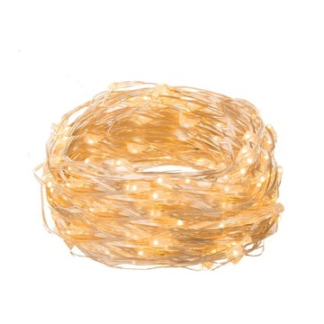 МИКРО ПРОВОДНЫЕ ЛАМПЫ 100LED МНОГОЦВЕТНЫЕ ТЕПЛЫЕ БЕЛЫЕ