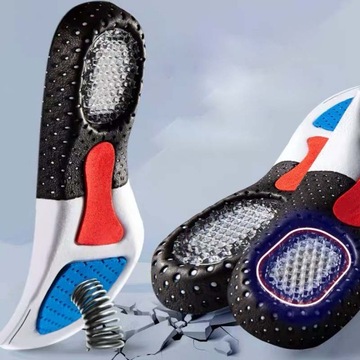 Silicone GEL Sport Insoles For Women Men Sneakers Orthopedic Arch Support
