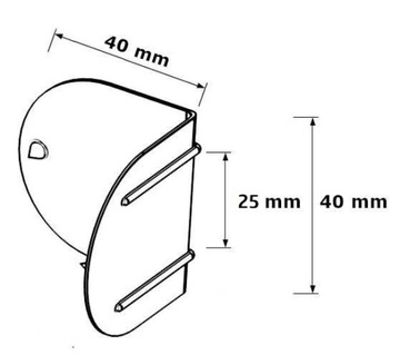 ЗАЩИТНЫЙ УГОЛ С ШИПОМ ДЛЯ ПП ЛЕНТЫ для пластиковых поддонов 1000 ШТ.