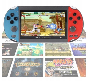 KONSOLA PRZENOŚNA DO GIER 1000 GIER RETRO 8GB MENU PL TV