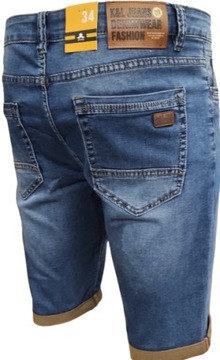 Spodenki Męskie Jeansowe Krótkie Spodnie Jeans W37