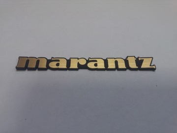 MARANTZ naklejka emblemat 64 x 8 mm *ZŁOTA