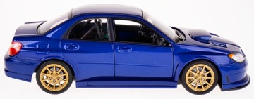 SUBARU IMPREZA WRX STI MODEL METAL 1:24 WELLY NIEB