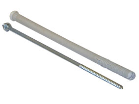 WKRĘT DWUGWINTOWY M8x260 ŚRUBA Rynna Kanion Wavin