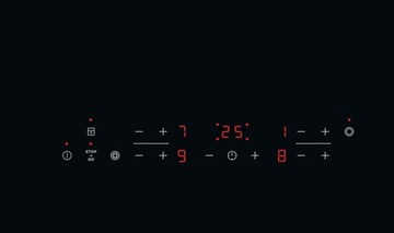 Керамическая варочная панель ELECTROLUX EHF6343FOK черного цвета.