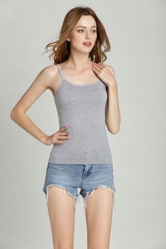 2xЖенский ТОП со встроенным бюстгальтером, черный