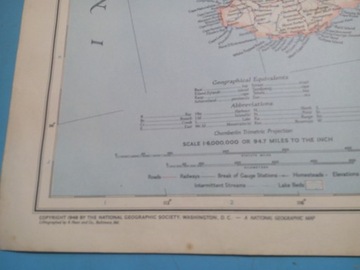 Австралия, журнал National Geographic, 1948 г.