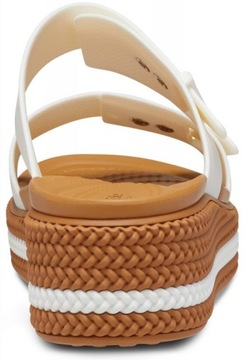 Damskie Klapki Koturn Crocs Brooklyn Woven Buckle 209978 36-37