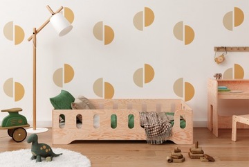 Деревянная детская кровать TILA 2 120x180см NATURAL ECO