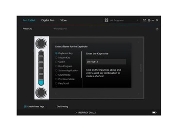 Беспроводной графический планшет HUION Inspiroy Dial 2