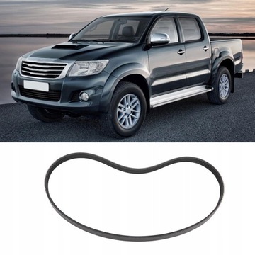 Żebrowany pasek klinowy alternatora samochodowego